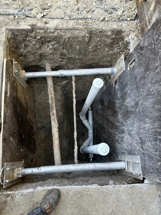 Experienced plumber completing Gas Line Repair work in Thornapple